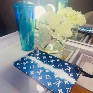 Louis Vuitton blue scale pouch